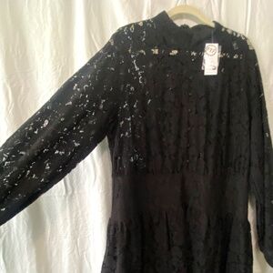 Black Lace Cocktail Dress